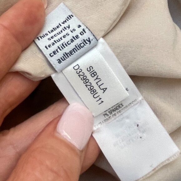 Diane von Furstenberg $450 wrap Sibylla Colorblock brown and beige dress 2 - Picture 11 of 15